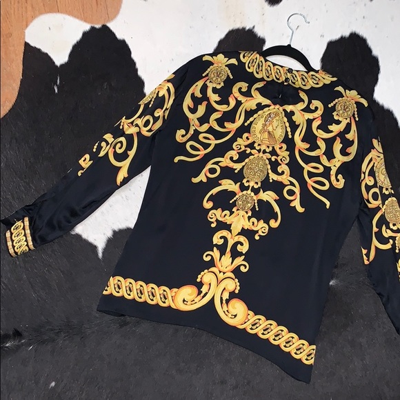 Escada x Margaretha Ley baroque silk blouse - Picture 15 of 16